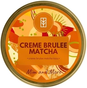 Mim and More Creme Brûlée Matcha - Crème Brûlée Aromalı Matcha, 25 Gr