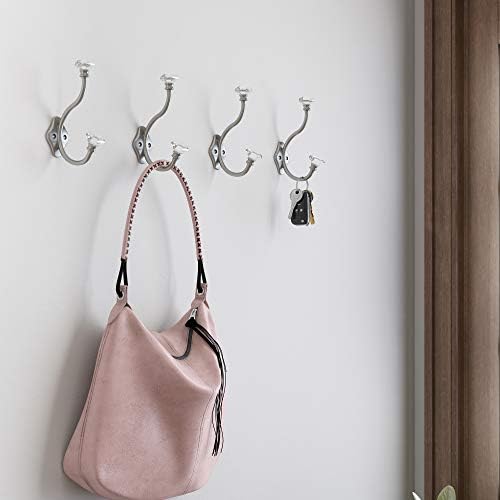 128734 Akrilik Yüzeyler Tasarım Ceket ve Şapka Kancası, Nikel ve Şeffaf