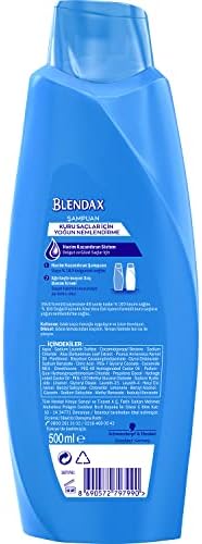 BLENDAX Yoğun Nemlendirme Aloe Vera Özlü Şampuan, 500 ml