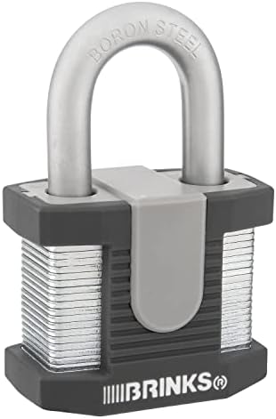 - 50 mm Ticari Lamine Çelik Anahtarlı Asma Kilit, 6'lı Paket - Bor Çelik Kelepçeli Katı Çelik Gövde