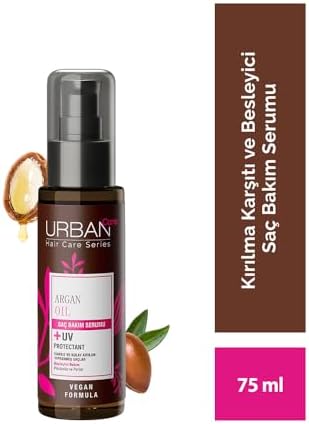 URBAN Care Argan Yağı & Keratin Kolay Kırılan Saçlara Özel Saç Bakım Serumu 75 ml- Vegan