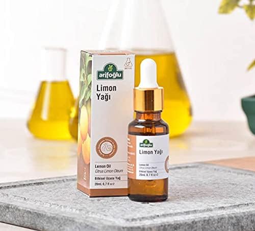 Arifoğlu Limon Yağı, saf ve doğal limon özlerinden elde edilmiştir. 20ml'lik şişesiyle, ferahlatıcı ve canlı bir aroma sunar. Cildinize tazelik ve enerji katar.