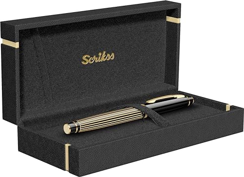 35L Roller Çizgi Desenli Siyah Altın