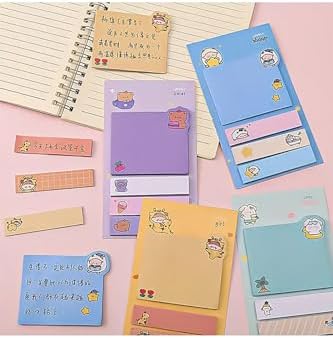 GUGUK Sarı Temalı 4 Renkli Not Seti • • Sticky