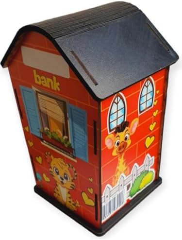 Ahşap Ev Kumbara Sarı Temalı