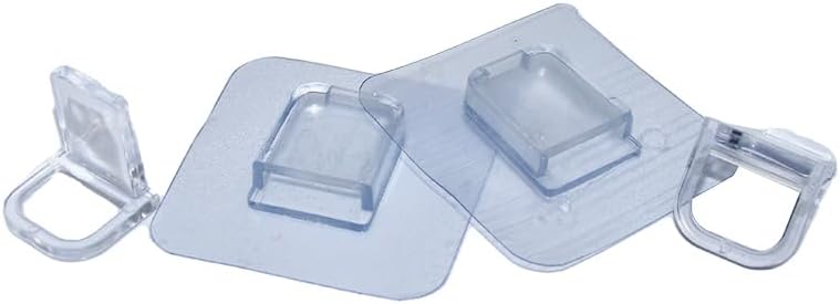 4 PARÇA RAF AYAK APARATI ŞEFFAF PVC YAPIŞKANLI (5264)