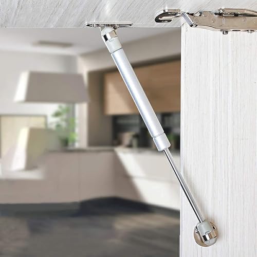 100N Gazlı Dolap Pistonu,Dolap Kapağı Amortisörü (Gri)