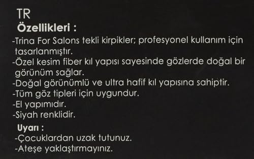 Trina Tekli, Normal- Orta Takma Kirpik (60 Adet)