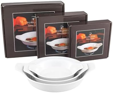 Beyaz Sahan Takımı, 3 Parça, 15-17-21 cm, Fırın ve Bulaşık Makinesi Uyumlu