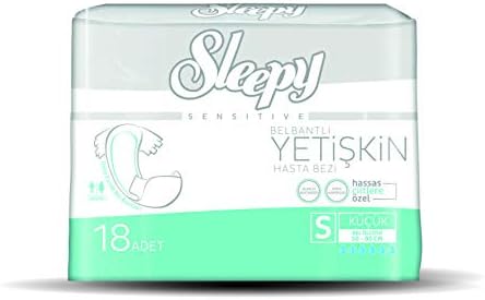 Sleepy S Küçük Bel Bantlı Yetişkin Bezi (1 x 18 Adet)