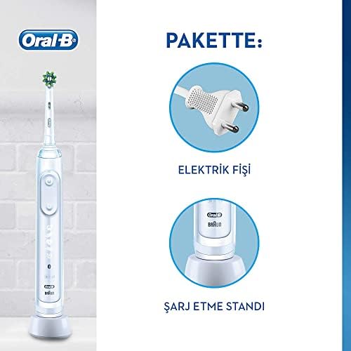 Oral-B Genius X Yapay Zeka Destekli Şarj Edilebilir Diş Fırçası Beyaz