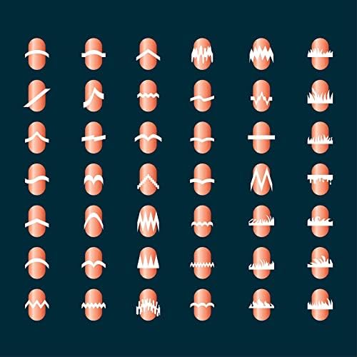 ARTİKEL Şekiller -14 French Tırnak Oje Bandı, French Tırnak Sticker, French Manikür Bandı