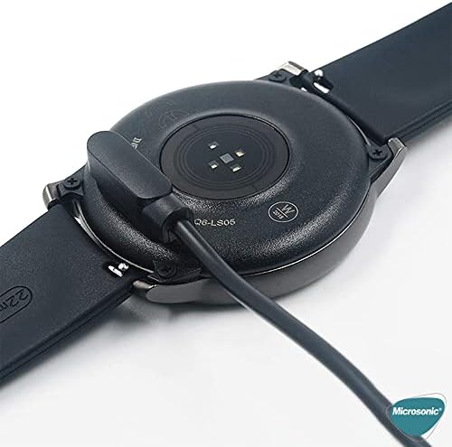 Haylou Solar LS05 için Manyetik USB Şarj Kablosu Siyah [Solar LS05 ile Uyumlu Şarj Kablosu - Siyah]