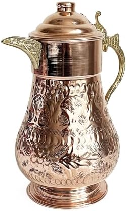 Turna Bakır Penguen Sürahi 2 No El İÅŸleme Kırmızı Turna7259-1