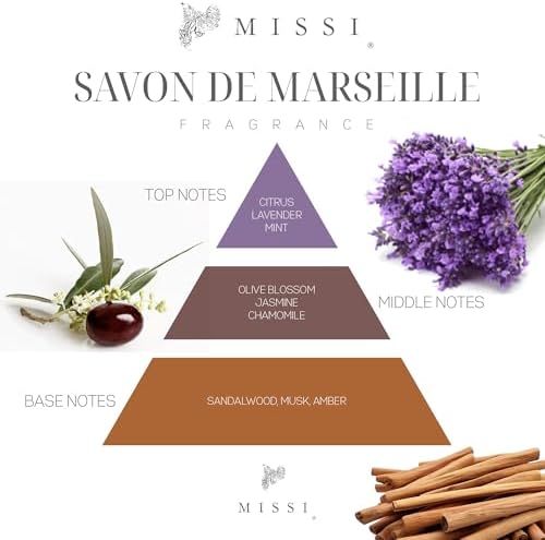 130 ml Seramik Taşlı Savon De Marseılle Banyo Kokusu