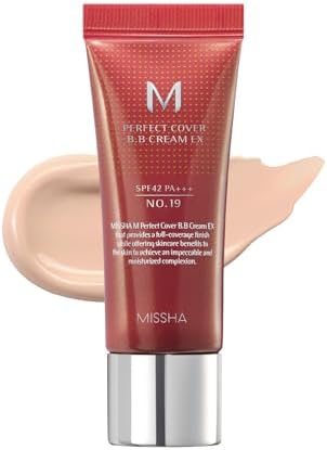 MISSHA Mükemmel Kapatıcılık Sunan Çok Fonksiyonlu M Perfect Cover BB Cream Ex SPF42 PA+++ No.19 (20ml)