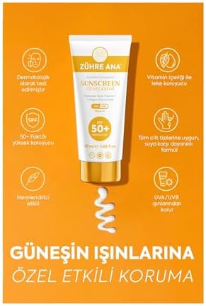 Zühre Ana Güneş Kremi Spf 50+ Uva Uvb Leke Karşıtı Yüksek Koruma Ve Nemlendirici Etkili 50 Ml