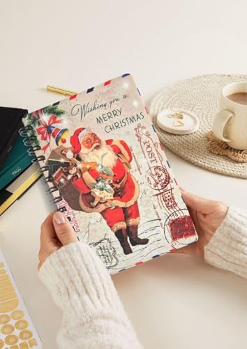 Mia Simli Defter A5 Yeni Yıl Çizgisiz Spiralli 14x21 cm Yılbaşı Baba