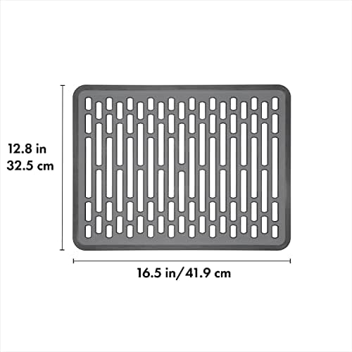 Good Grips PVC içermeyen silikondan pratik lavabo altlığı – büyük, 32,4 x 41 cm