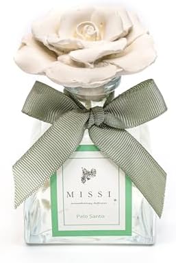 130 ml Lotus Şişe Seramik Taşlı Palo Santo Oda Kokusu