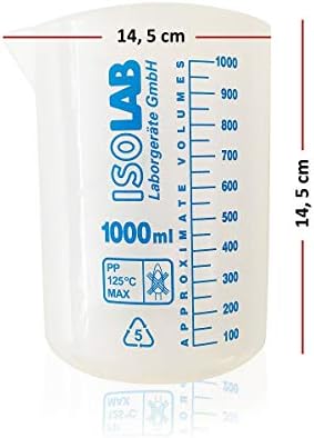 1000ml Ölçü Kabı Beher Mavi Skala