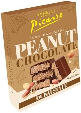 PİCASSO YER FISTIKLI DUBAİ ÇİKOLATASI 100 GR