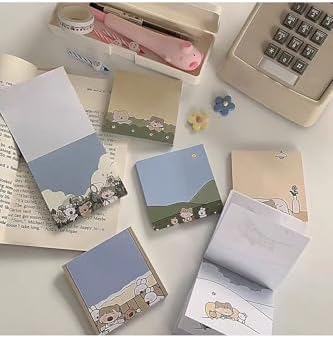 GUGUK Okula Giderken Temalı Renkli Not Seti