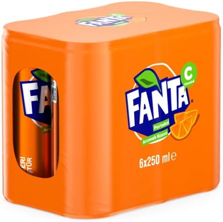 Fanta Portakal Aromalı Kutu 6x250 ML