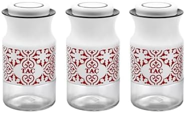 3 Prç Baharatlik Küçük Beyaz/Kirmizi