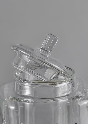 Mini Boy Borosilikat Cam Demlik - Süzgeçli Cam Bitki Demliği - 400 ML