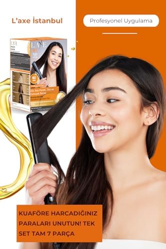 Laxe Yıpranmış Saçlar İçin Brezilya Keratini Düzleştirici Saç Bakım Seti