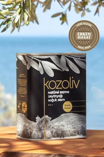 2024-25 Yeni Sezon Erken Hasat Soğuk Sıkım Zeytinyağı 2 Lt