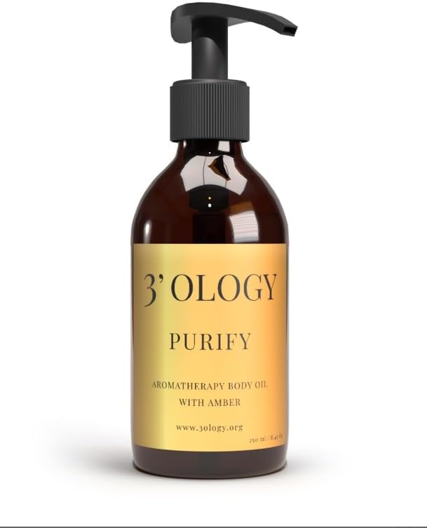 3'OLOGY Aromatherapy Body Oil With Amber, 250 ml