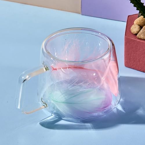 Double Feather Çift Cidarlı Kupa 200 ml