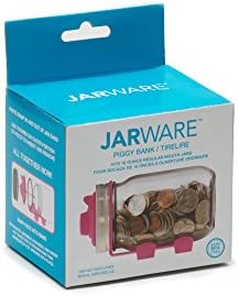 Normal Ağızlı Mason Kavanozları için Kumbara Kapağı, Pembe