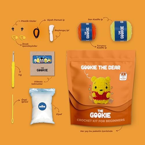 Amigurumi Ayı Tığ Kiti Örgü Seti