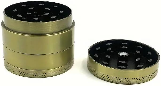 Grinder, 38 mm, 4 Katlı, Mıknatıslı Metal Baharat Öğütücü