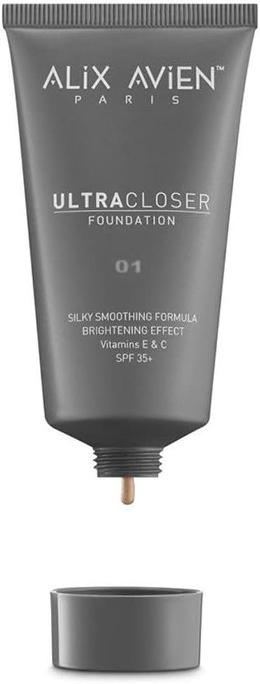ALIX AVIEN Ultra Kapatıcı Nemlendirici Spf35 Faktör Ve E & C Vitaminli Fondöten - Ultracloser Foundation 01