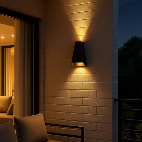 6W Çift Taraflı LED Aplik – 3200K Işık, 220V, 350 Lümen, IP54 Su Geçirmez, 110x175 mm, 100° Işık Açısı