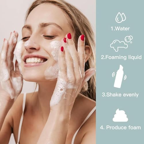 Aputue Buhar tahliye valfi, 3 parça seyahat köpük sabunluk seti, dökülmeyi önleyen tasarım, 60 ml taşınabilir köpük pompalı şişe, yeniden kullanılabilir, el sabunu