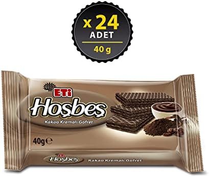 Eti Hoşbeş Kakao Kremalı Gofret 40 g x 24 Adet