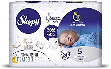 Sleepy Gece Külotu 5 Numara Junior 24 Adet