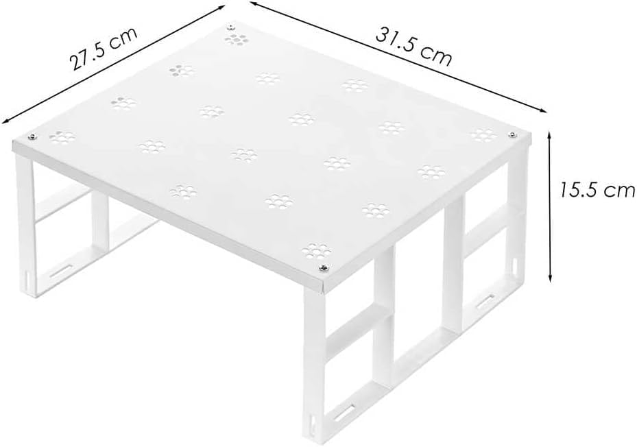 2'li Raf Düzenleyici Seti: Dolap İçi Düzenleyici, Tabak ve Bardak Rafı Tabak Düzenleyici Dolap Rafı Portatif Organizer