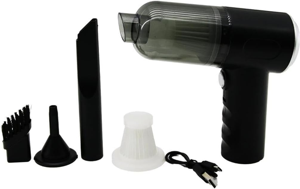 Araç İçi Süpürge Usb Şarjlı Vakum özelliği üfleme özelliği bulunan oto araç ev mini taşınabilir el tipi elektirik süpürgesi