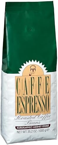Kurukahveci Mehmet Efendi Caffe Espresso Kavrulmuş Çekirdek 1 kg