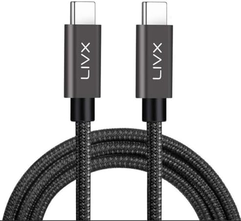 100W Type-C to Type-C USB 3.1 Gen2 10 Gbps 4k@60hz Hızlı Şarj Data ve Görüntü Aktarım Kablosu Örgülü GN (3 Metre)