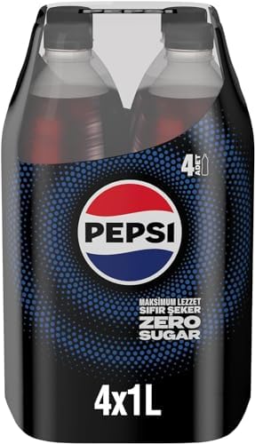 Pepsi Zero Sugar Kola Pet 4 x 1 L