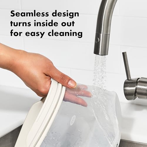 Good Grips Silicone Reusable Bag Sandwich Bag (28 oz) - Oat