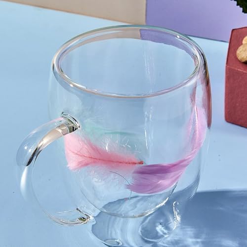 Double Feather Çift Cidarlı Kupa 350 ml