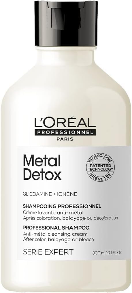L'OREAL PROFESSIONNEL PARIS İşlem Görmüş ve Yıpranmış Saçlar için Metal Karşıtı Arındırıcı Metal Detox Şampuan 300 ml